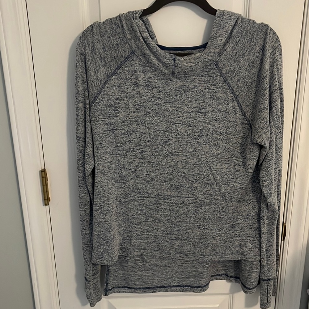 Blue long sleeve athletic shirt. Worn only a couple times. Size L.